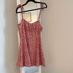 SHEIN Pink Floral Mini Dress